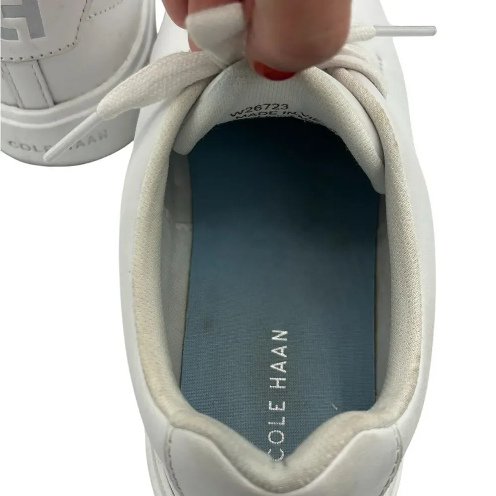 Cole Haan GrandPro Crosscourt Traveler White Sneakers 8.5